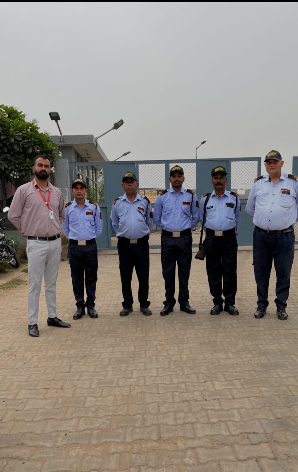 HD Manpower Services security team at a client facility